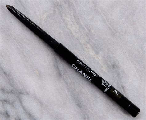 chanel khaki intense eyeliner|Chanel waterproof eyeliner khaki metal.